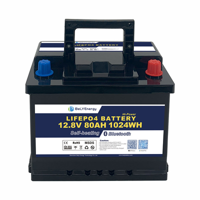 comprare Disegno leggero facile da installare 3000 cicli 12V80Ah Batteria LiFePo4 per barca online manufacture