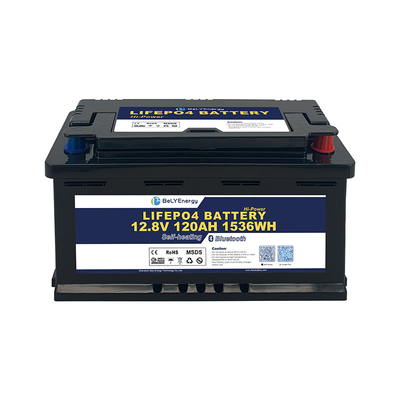 comprare Lungo ciclo di vita Batteria Bluetooth al litio LiFePO4 Tipo terminale SAE Ampio intervallo di temperatura online manufacture