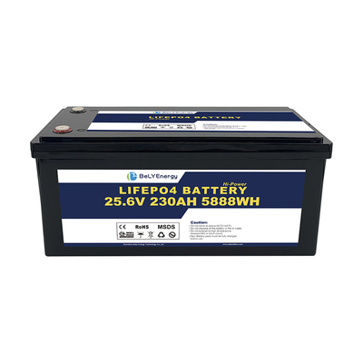 comprare IP65 resistente all'acqua Batteria LiFePO4 ad alte prestazioni 24V 230Ah con terminale M8 per imbarcazioni marine online manufacture