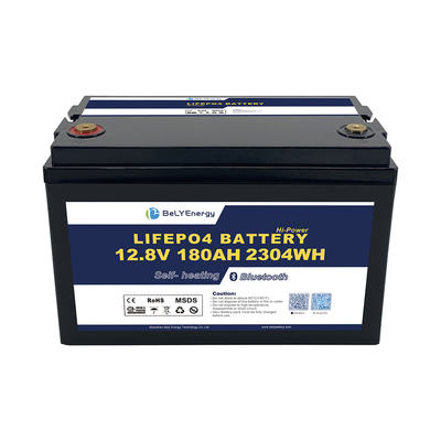 comprare Batteria RV con BT e batteria al litio LiFePO4 auto-riscaldante 12V 180AH per accumulo di energia online manufacture