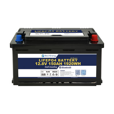 comprare Bluetooth Lithium Battery 12V150AH Long Cycle With 1920WH Energy Peak Discharge Current Of 120A And ABS Case Material online manufacture