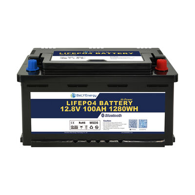 comprare Soluzione di alimentazione per applicazioni marine e veicoli ricreazionali con batteria LiFePo4 da 12V con terminali SAE M8, cicli ≥3000 a 25°C online manufacture