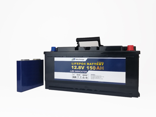 comprare 1920WH LiFePO4 batteria ricaricabile 12V 150AH con monitoraggio LCD online manufacture
