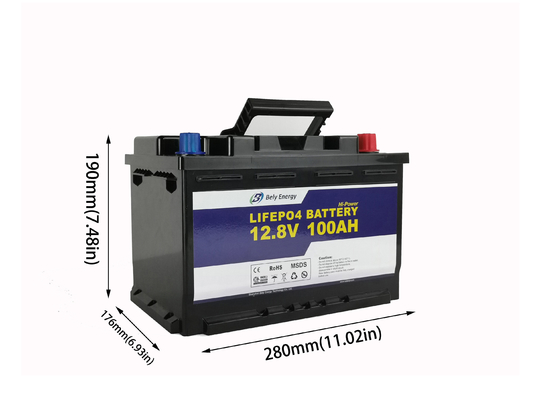 comprare 1280Wh 100 batteria di volt Lifepo4 di ora 12 di amp per stoccaggio di energia solare online manufacture
