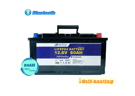 comprare Classifichi una batteria 12V 80Ah del fosfato del ferro del litio di Bluetooth per il robot online manufacture