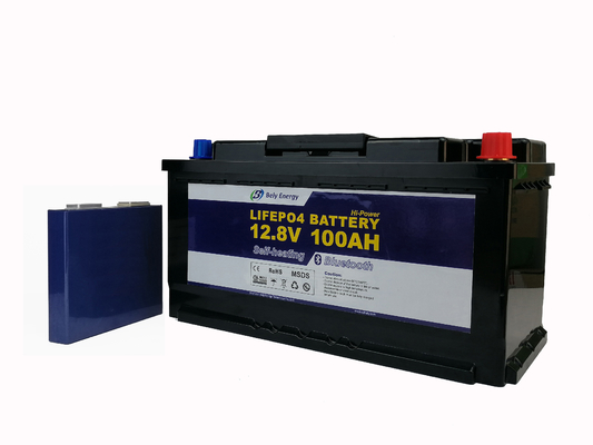 comprare Batteria al litio di UPS 12V 100AH LiFePO4 dei caravan con gli elementi riscaldanti Bluetooth online manufacture