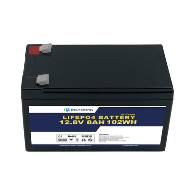 Batteria portatile 12V 8AH LiFePo4 per stazione di comunicazione RV per elettronica di consumo