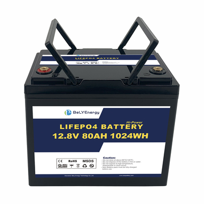 Inbuit BMS 12V 80AH Lifepo4 Batteria per elettronica di consumo medica Sistema di energia solare