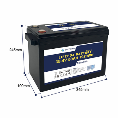 Bely 50AH 36V LiFePO4 Batteria per la casa Sistema di accumulo di energia solare Barche sottomarino