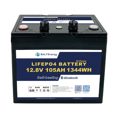 Sistema di energia solare batteria Lifepo4 12v 105ah personalizzata con interfaccia CAN RS485