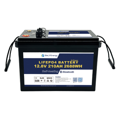 Batteria IP65 12V 210AH con interfaccia CAN/RS485 per il sistema di energia solare