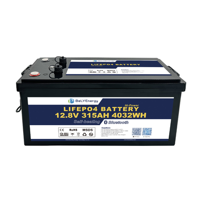 Batteria personalizzata 315AH 12V LiFePo4 Bluetooth e auto riscaldamento con interfaccia CAN/RS485