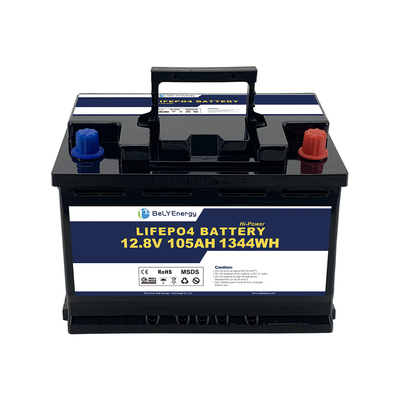 Batteria al litio ricaricabile a ciclo profondo 12v 105ah per il sistema di energia solare