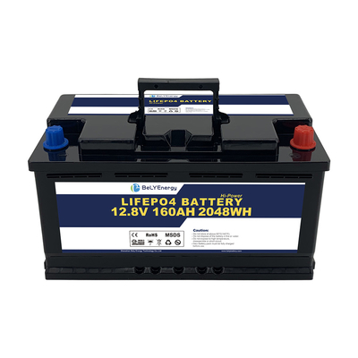 Batteria al litio portatile 12v 160ah Inbuit BMS Protezione di sicurezza multipla per Yachit