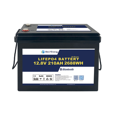 Long Cycle Life Scarica massima 260A Litio 12V 210Ah LiFePO4 Batteria Pack per camper
