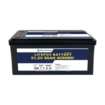Cassa ABS IP65 impermeabile 100A Max Discharge 48V80Ah Batterie agli ioni di litio per il solare