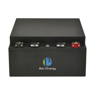 RV Caravan 12V 230AH Batteria LiFePO4 con BT e riscaldamento interno in custodia metallica sotto il sedile