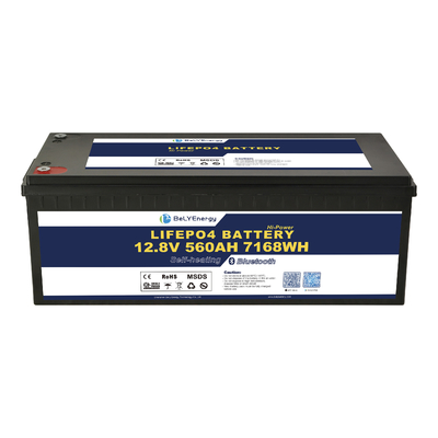 Batteria ad alta capacità 12V 560AH Batteria al litio LiFePO4 con BT e auto riscaldamento