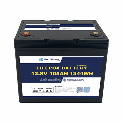 LiFePO4 Batteria agli ioni di litio 12V 105AH con BT e auto riscaldamento