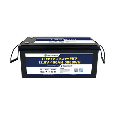Hi Capacità 12V 460AH LiFePO4 batteria al litio con 200A corrente BMS con BT e auto riscaldamento