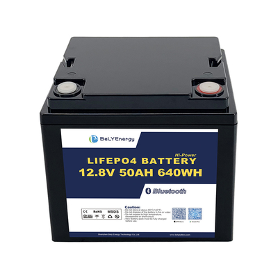 Batteria 12V 50AH LiFePo4 con e Smart BMS per l'avvio e lo stoccaggio di energia sulle imbarcazioni