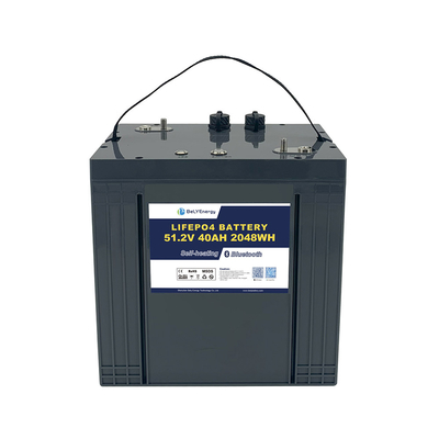 Batteria al litio leggera e portatile per carrelli da golf con lunga durata di vita e protezione ambientale