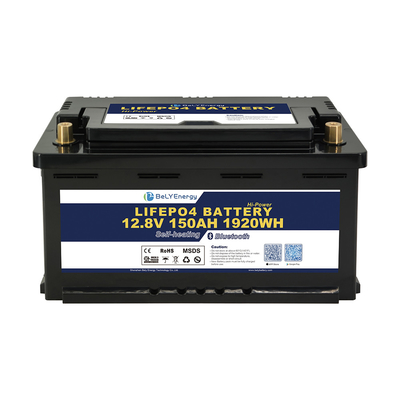 Batterie al litio Bely Energy 12V150AH al litio per backup per camper, fuoristrada e solare