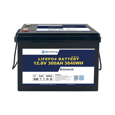 Batteria LFP personalizzata Bely Energy 12V300AH, pacco batteria al fosfato LFP per solare, nautica, camper