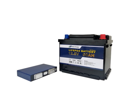LiFePo4 ricaricabile 12 volt batteria di ora di 80 amp per il sistema di energia solare