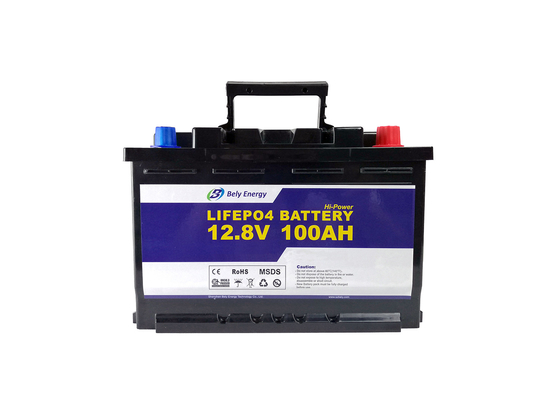 Batteria 100% della batteria al litio di immagazzinamento dell'energia di DOD 1280Wh 12V 100Ah LiFePO4