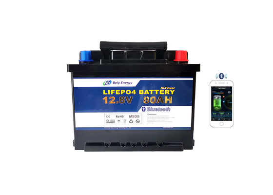 Batteria al litio del triciclo dell'yacht 12V 80AH Li Ion Phosphate Battery Motorhome Electric
