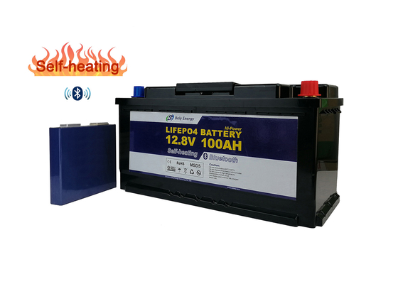 12V batteria della casa mobile della batteria al litio di bassa temperatura di ora di 100 amp